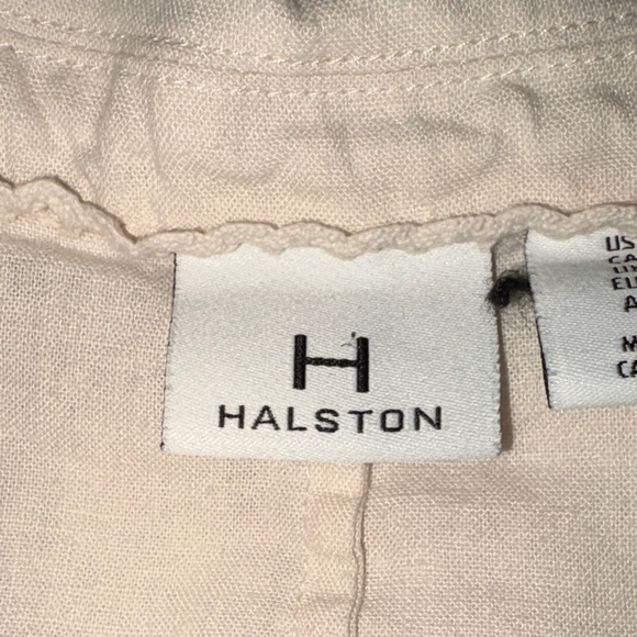 Cream Button-Up Ruffle  dress - Picture 6 of 7